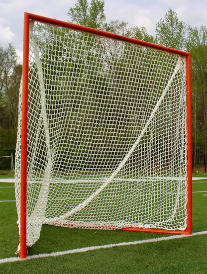 Crankshooter® High School Practice Lacrosse Goal, 6'x6'x7', 59 lbs, Lacing Rails, Includes 6mm or 7mm Net