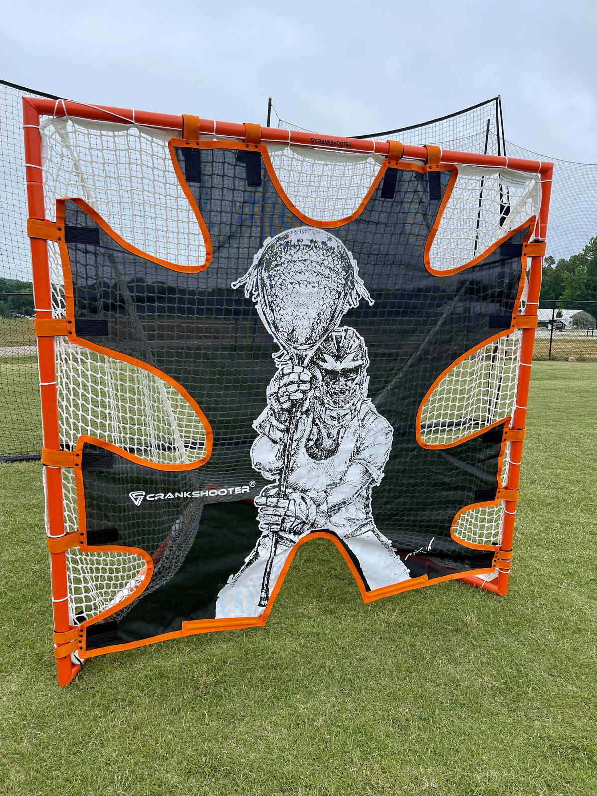Crankshooter® Hi-Impact Lacrosse Shot Trainer for 6'x6'x7' Goal