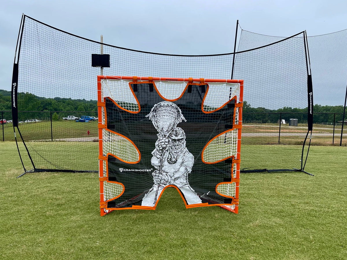 Crankshooter® Hi-Impact Lacrosse Shot Trainer for 6'x6'x7' Goal