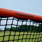 Crankshooter® High School Practice Lacrosse Goal, 6'x6'x7', 59 lbs, Lacing Rails, Includes 6mm or 7mm Net