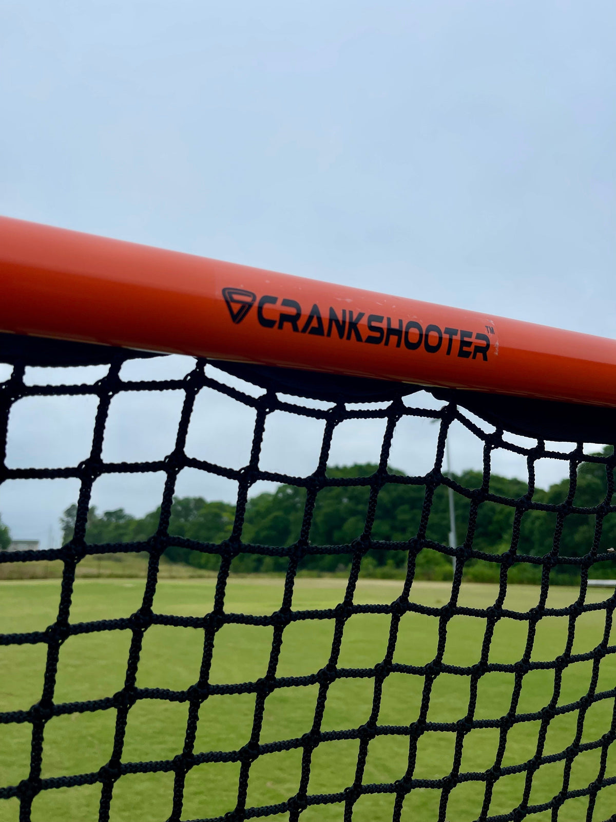 Crankshooter® High School Practice Lacrosse Goal, 6'x6'x7', 59 lbs, Lacing Rails, Includes 6mm or 7mm Net