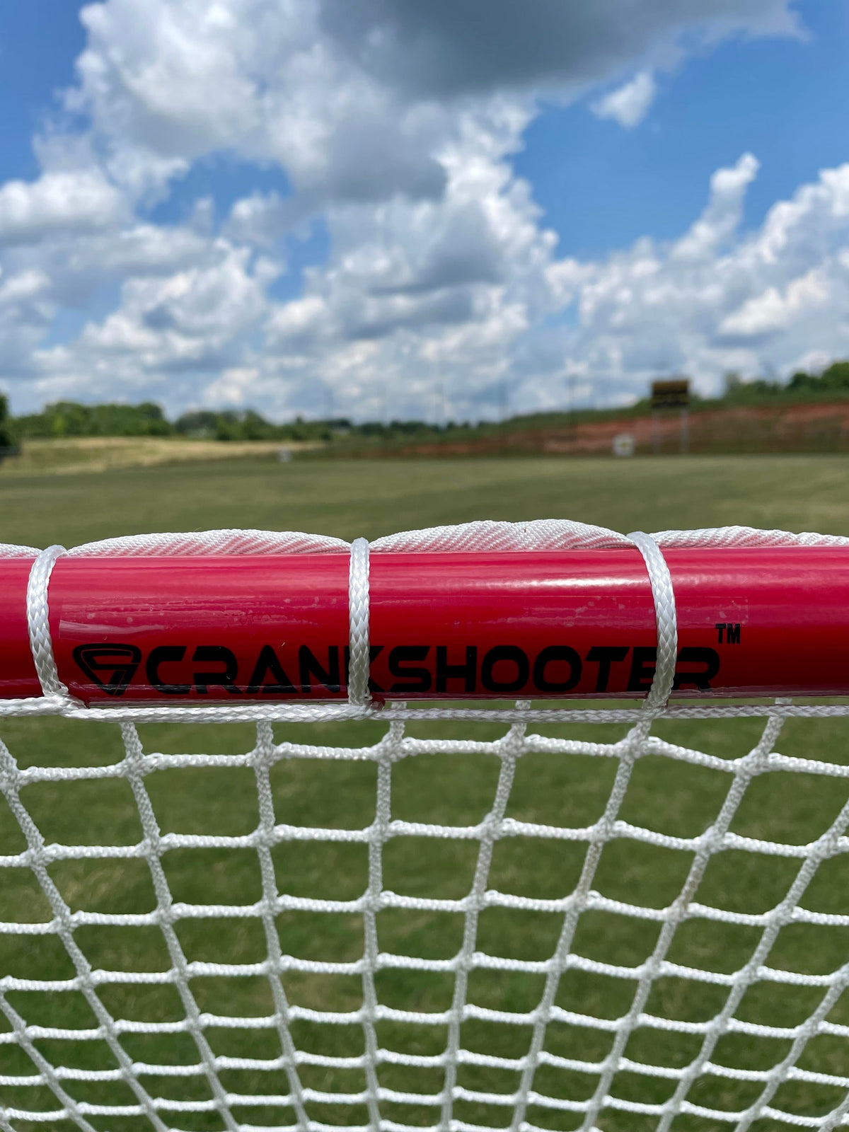 Crankshooter® Box Lacrosse Goal, 4'x4'x4', 26 lbs, Includes 5mm White Net
