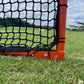 Crankshooter® Folding Lacrosse Goal, 6'x6'x7', 35 lbs, Includes 4mm, 5mm or 6mm Black Net