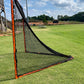Crankshooter® Folding Lacrosse Goal, 6'x6'x7', 35 lbs, Includes 4mm, 5mm or 6mm Black Net