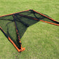 Crankshooter® Folding Lacrosse Goal, 6'x6'x7', 35 lbs, Includes 4mm, 5mm or 6mm Black Net