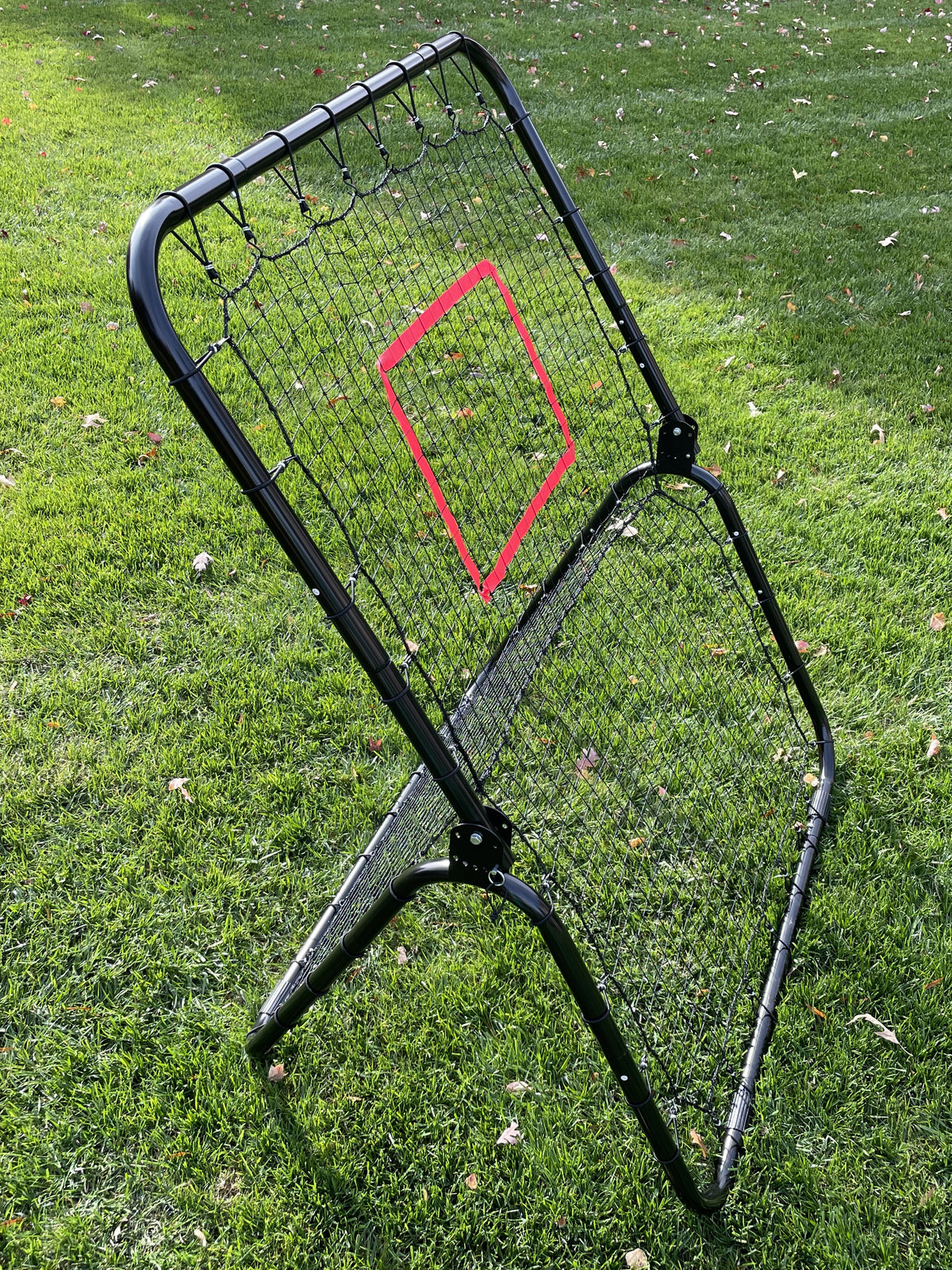 Crankshooter® Pro 2 BLACK Lacrosse Rebounder (Black Net)