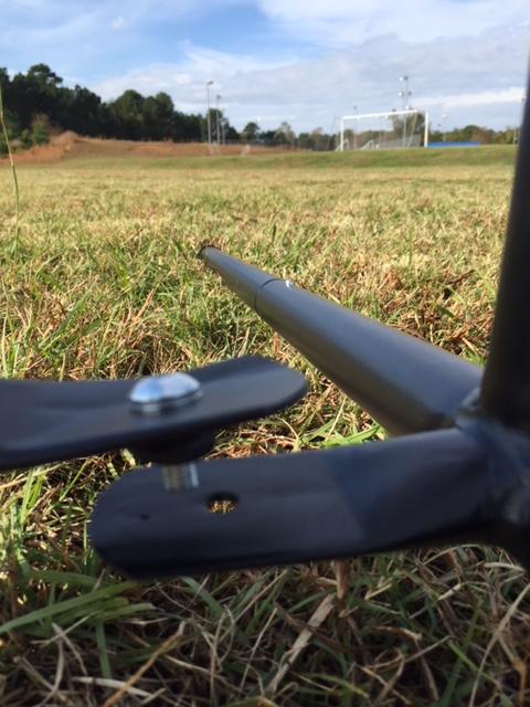 Crankshooter® Backstop CURV Adjustable-Angle Lacrosse System, 10'x30', with 3mm Knotted Poly Net