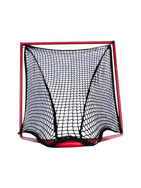 Crankshooter® Box Lacrosse Goal, 4'x4'x4', 26 lbs, Includes 5mm Black Net