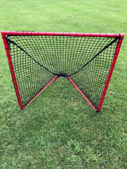 Crankshooter® Box Lacrosse Goal, 4'x4'x4', 26 lbs, Includes 5mm Black Net
