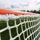 Crankshooter® High School Practice Lacrosse Goals, Pair (Qty 2), 6'x6'x7', 59 lbs Each, Includes 6mm White or Black Nets