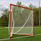 Crankshooter® High School Practice Lacrosse Goals, Pair (Qty 2), 6'x6'x7', 59 lbs Each, Includes 6mm White or Black Nets