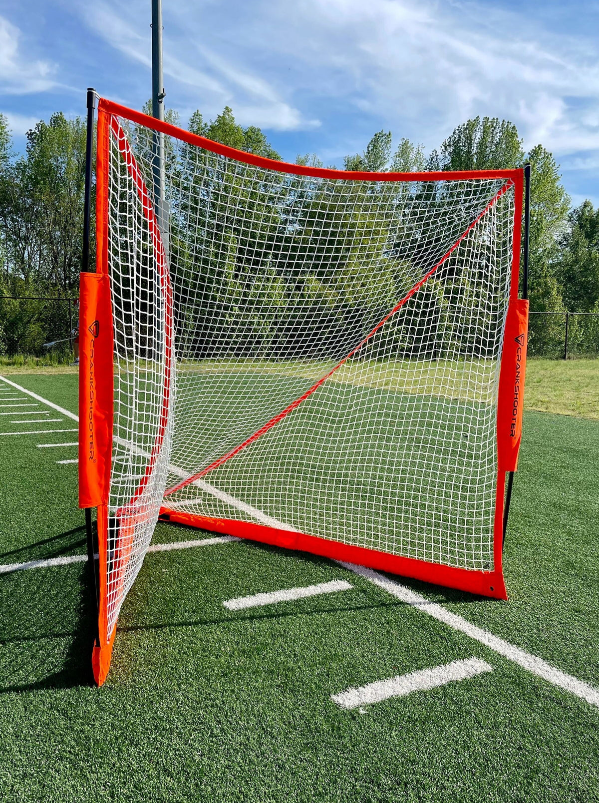 Crankshooter® Pop-Up Lacrosse Goal, 6'x6' or 4'x4', Quick Setup, Mobile