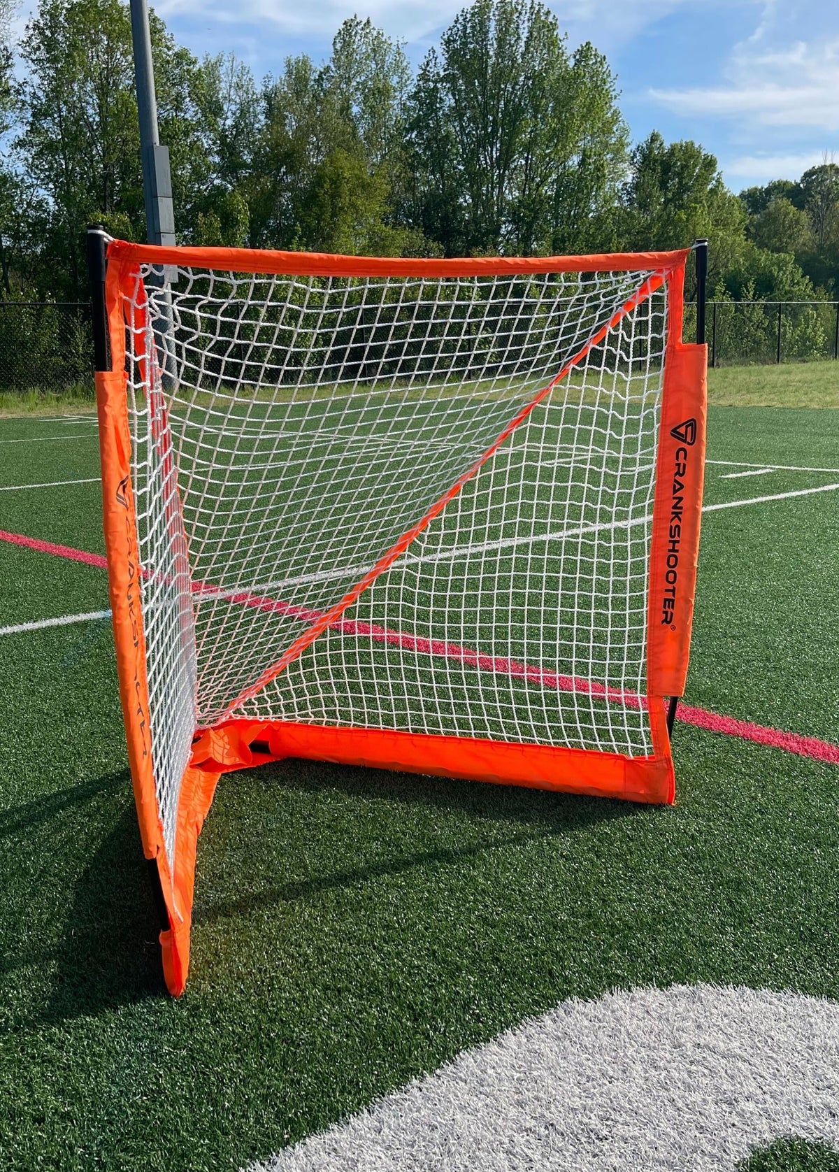 Crankshooter® Pop-Up Lacrosse Goal, 6'x6' or 4'x4', Quick Setup, Mobile