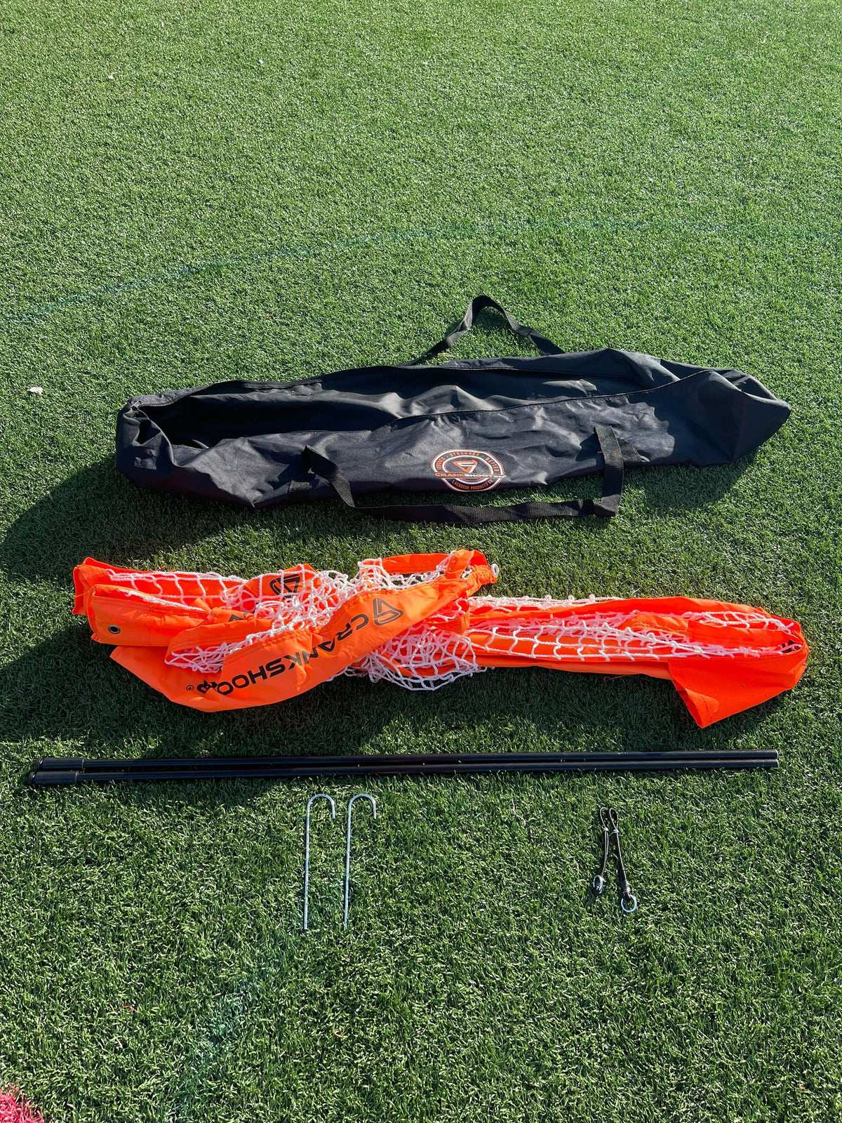 Crankshooter® Pop-Up Lacrosse Goal, 6'x6' or 4'x4', Quick Setup, Mobile