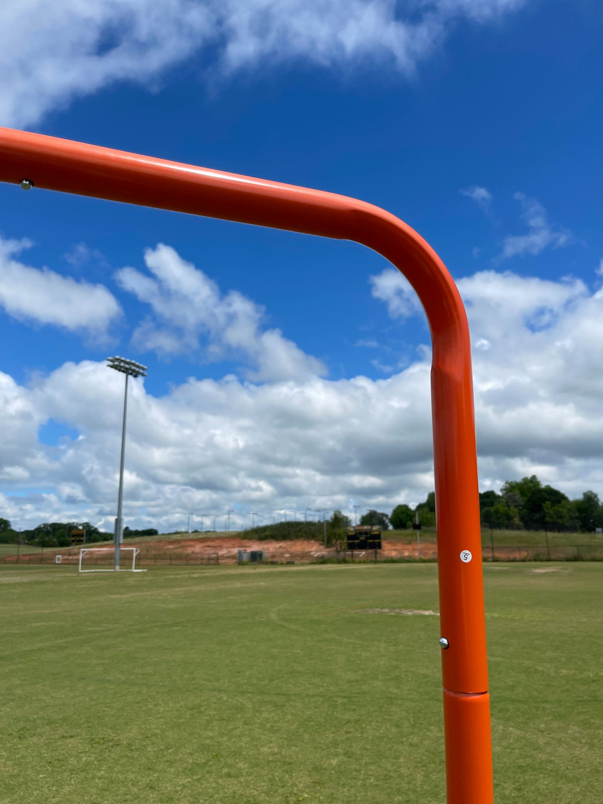 Crankshooter® Folding Lacrosse Goal, 6'x6'x7', 35 lbs, Includes 4mm, 5mm or 6mm White Net