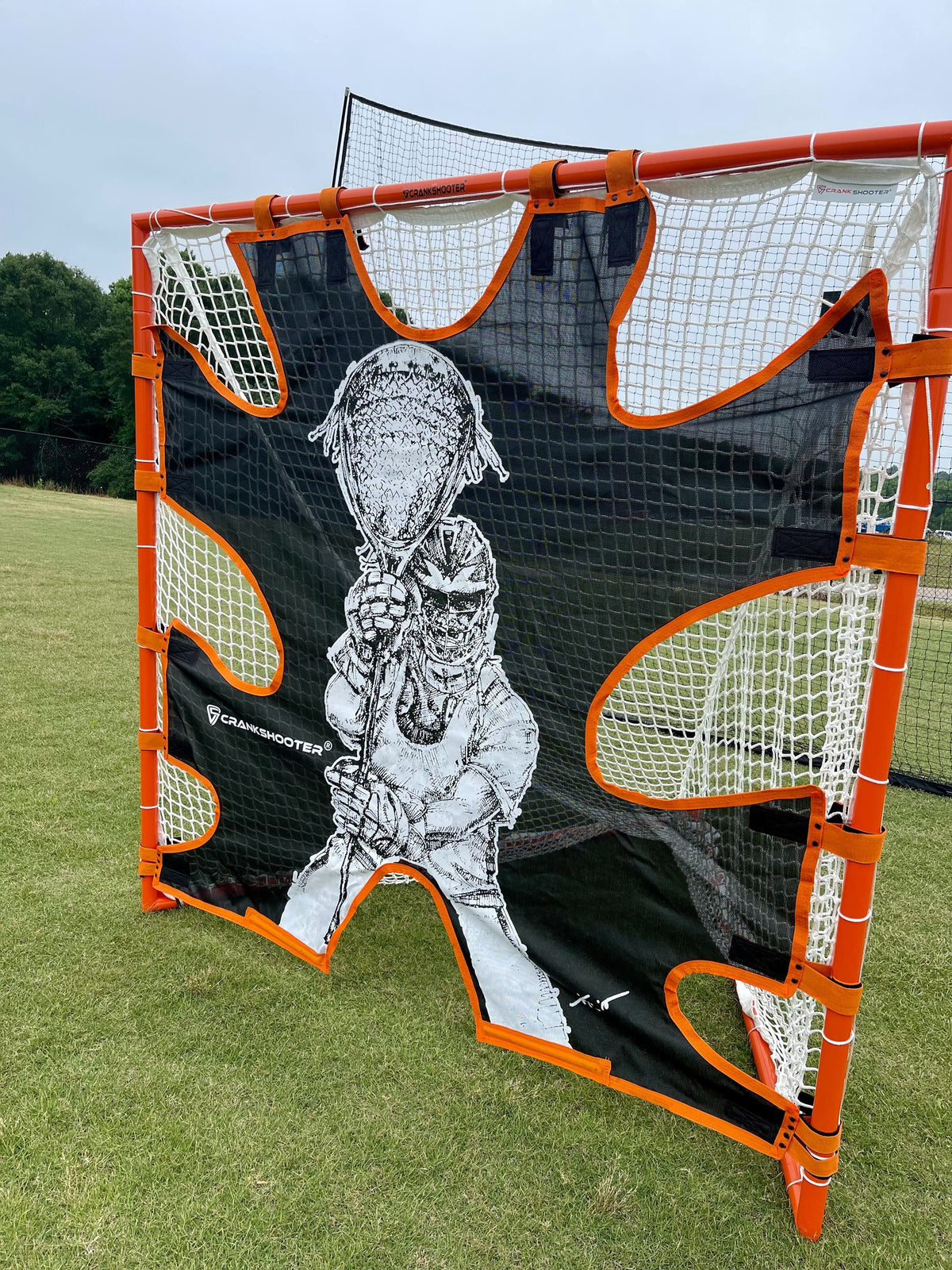 Crankshooter® Hi-Impact Lacrosse Shot Trainer for 6'x6'x7' Goal