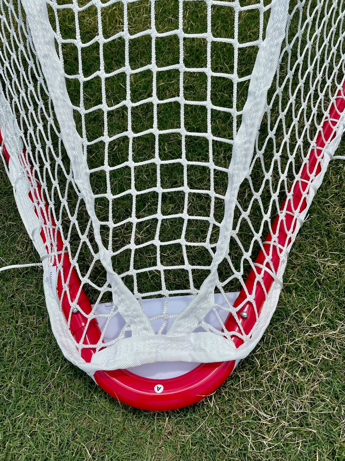 Crankshooter® Box Lacrosse Goals, Pair (Qty 2), 4'x4'x4', 29 lbs Each, Includes 5mm White or Black Nets
