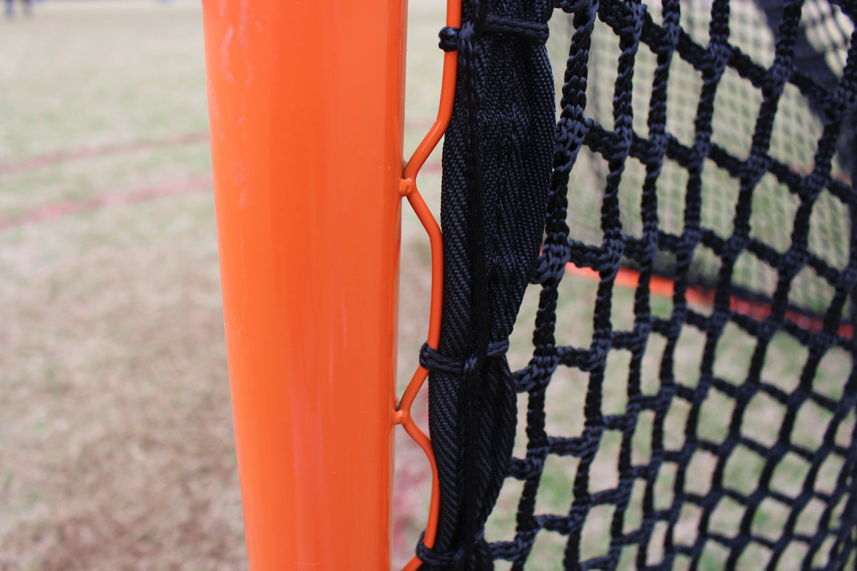 Crankshooter® 7mm Beast Mode Lacrosse Net, 6'x6'x7', White or Black, Includes 120 ft Lacing Cord & Bungees