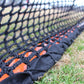 Crankshooter® 6mm College/High School Lacrosse Net, 6'x6'x7', White or Black, Includes 120 ft Lacing Cord & Bungees