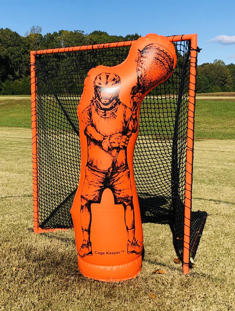 Crankshooter® Cage Keeper™ Inflatable Lacrosse Goalie & Shooting Trainer