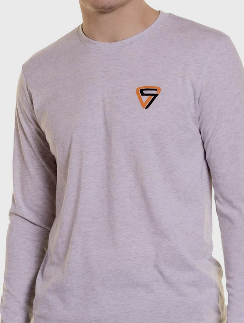 Crankshooter® Lacrosse T-Shirt, White, Long Sleeve, Made in USA