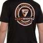 Crankshooter® Lacrosse T-Shirt, Black, Short Sleeve, Made in USA