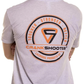 Crankshooter® Lacrosse T-Shirt, White, Short Sleeve, Made in USA