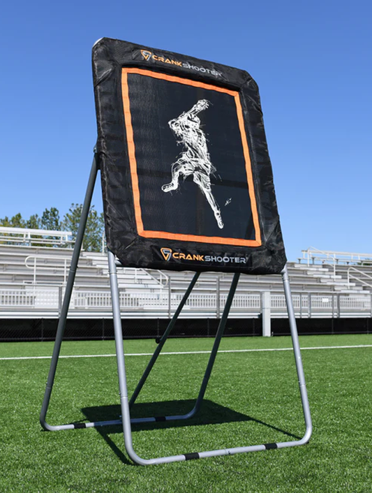 Crankshooter® Lacrosse Rebounder Wall, Male Image by Art of Lax™