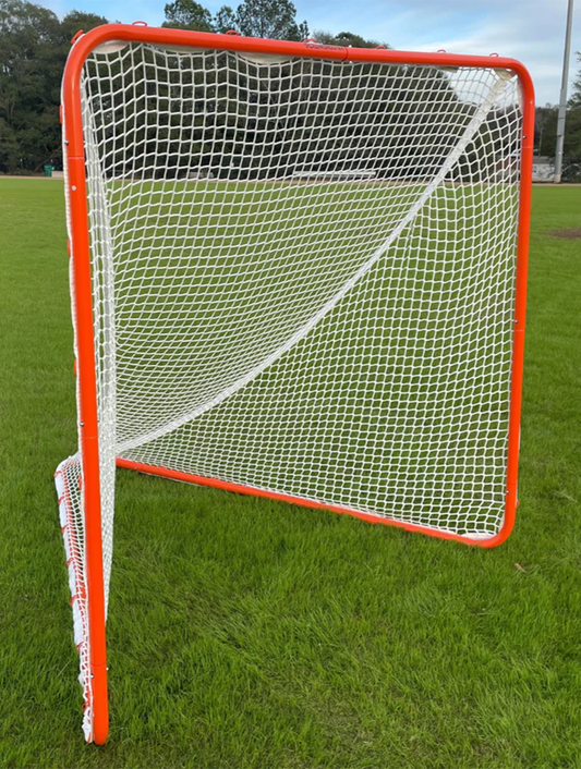 Crankshooter® Quick Clip™ Youth/Backyard Lacrosse Goal, Quick-Attach Netting in 90 Seconds, Includes 4mm White Net