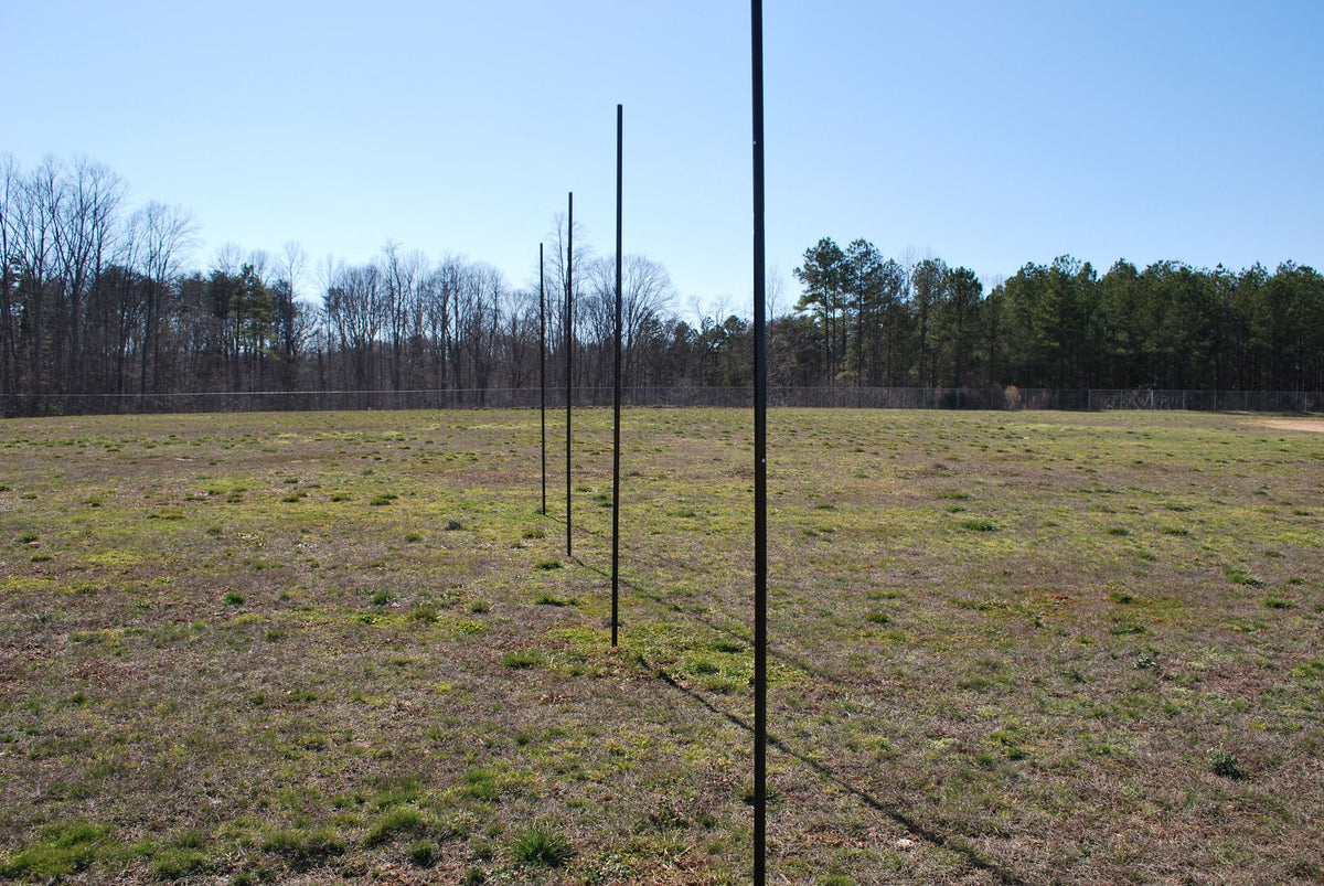 Crankshooter® Stationary Lacrosse Backstop System, 10'x30', with 3mm Net