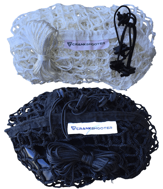 Crankshooter® 5mm Box Lacrosse Net, 4'x4'x4', White or Black