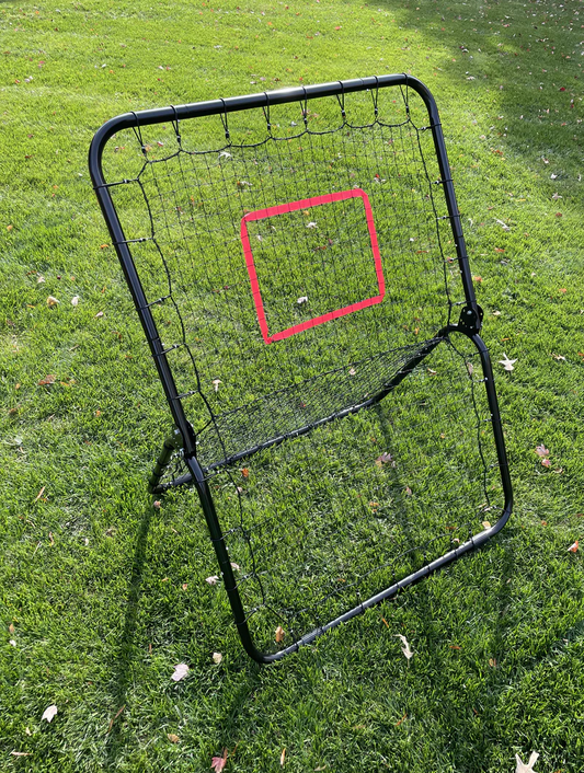 Crankshooter® Pro 2 BLACK Lacrosse Rebounder (Black Net)