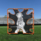 Crankshooter® Backyard/Youth Practice Lacrosse Goal, 6'x6'x7', 21 lbs, Includes 4mm White Net