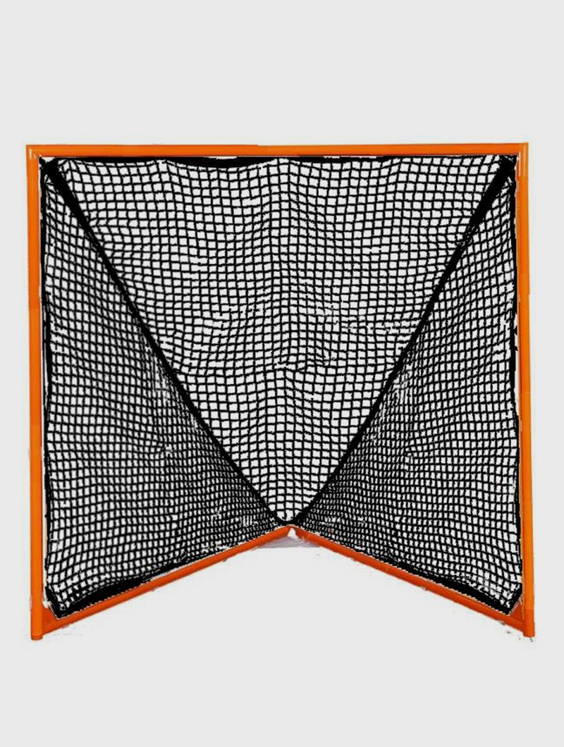 Crankshooter® Tournament Lacrosse Goal, 6'x6'x7', 35 lbs, Includes 4mm-7mm White or Black Net