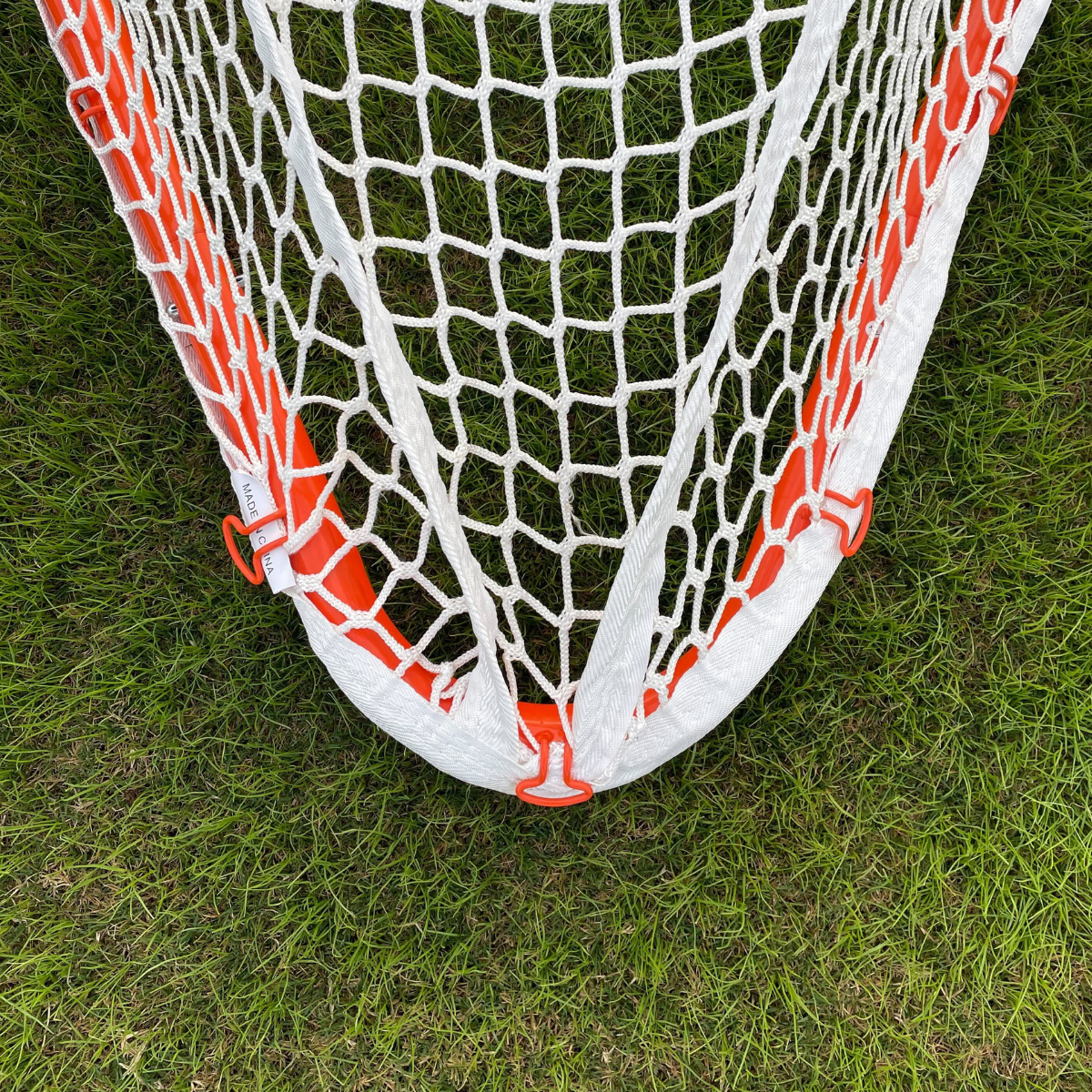 Crankshooter® Quick Clip™ Youth/Backyard Lacrosse Goal, Quick-Attach Netting in 90 Seconds, Includes 4mm White Net