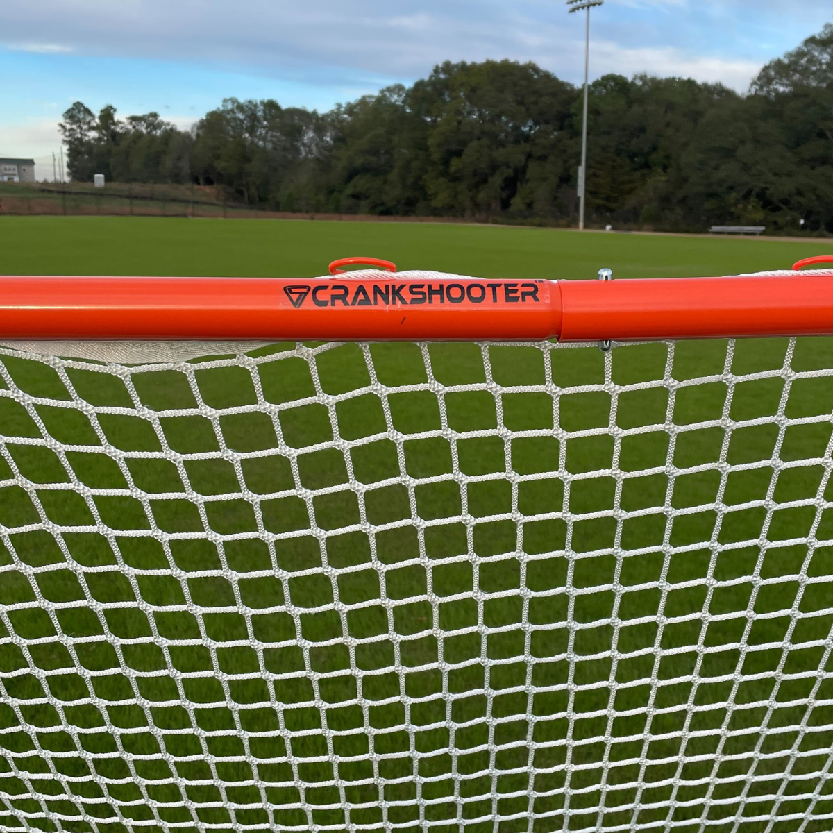 Crankshooter® Quick Clip™ Youth/Backyard Lacrosse Goal, Quick-Attach Netting in 90 Seconds, Includes 4mm White Net