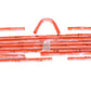 Crankshooter® Folding Lacrosse Goal, 6'x6'x7', 35 lbs, Includes 4mm, 5mm or 6mm White Net
