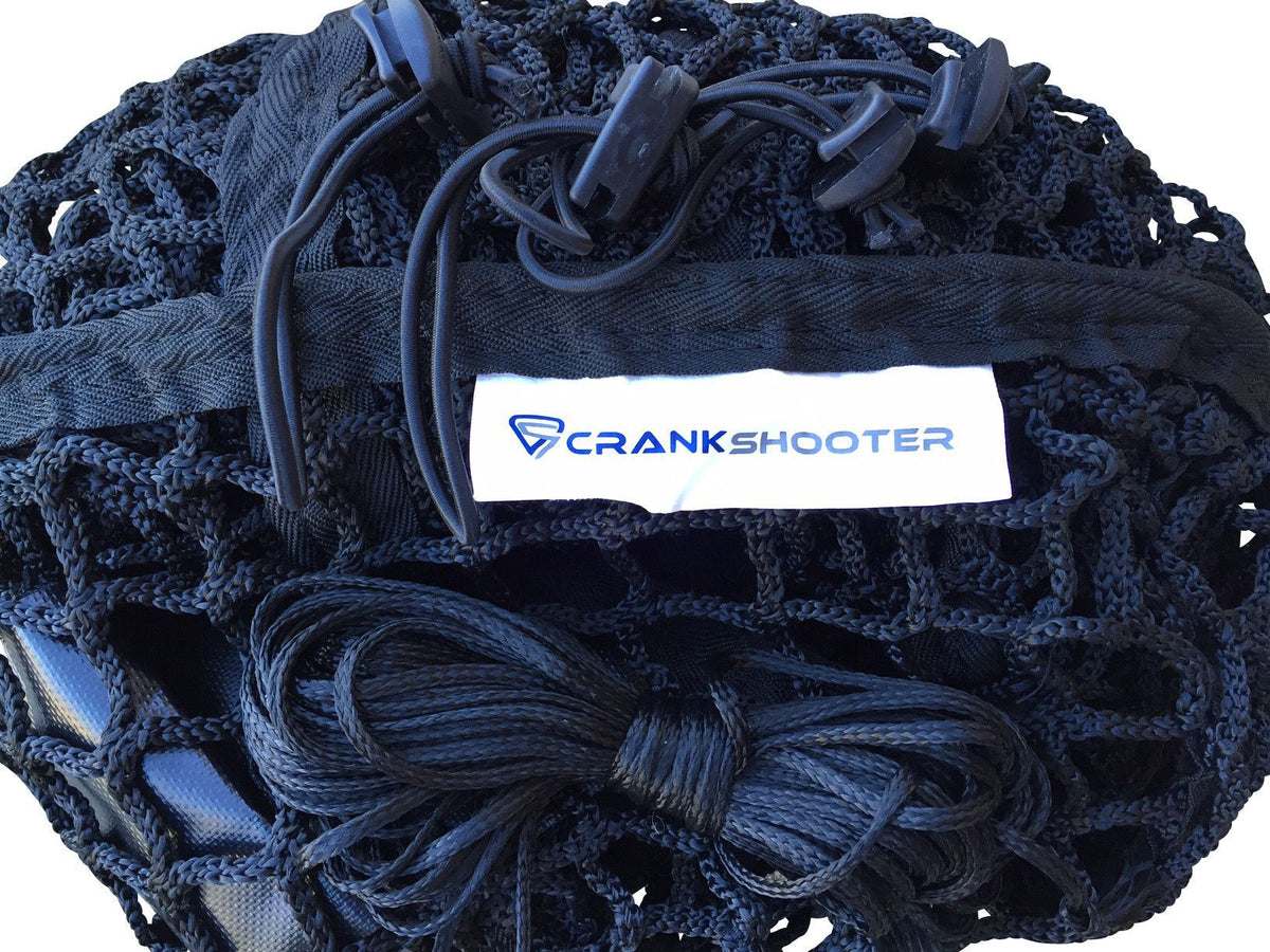 Crankshooter® 6mm Box Lacrosse Net, 4'9"x4'x5', White or Black