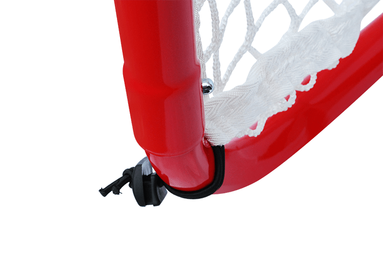 Crankshooter® Box Lacrosse Goal, 4'x4'x4', 26 lbs, Includes 5mm White Net