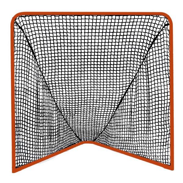 Crankshooter® Folding Lacrosse Goal, 6'x6'x7', 35 lbs, Includes 4mm, 5mm or 6mm Black Net