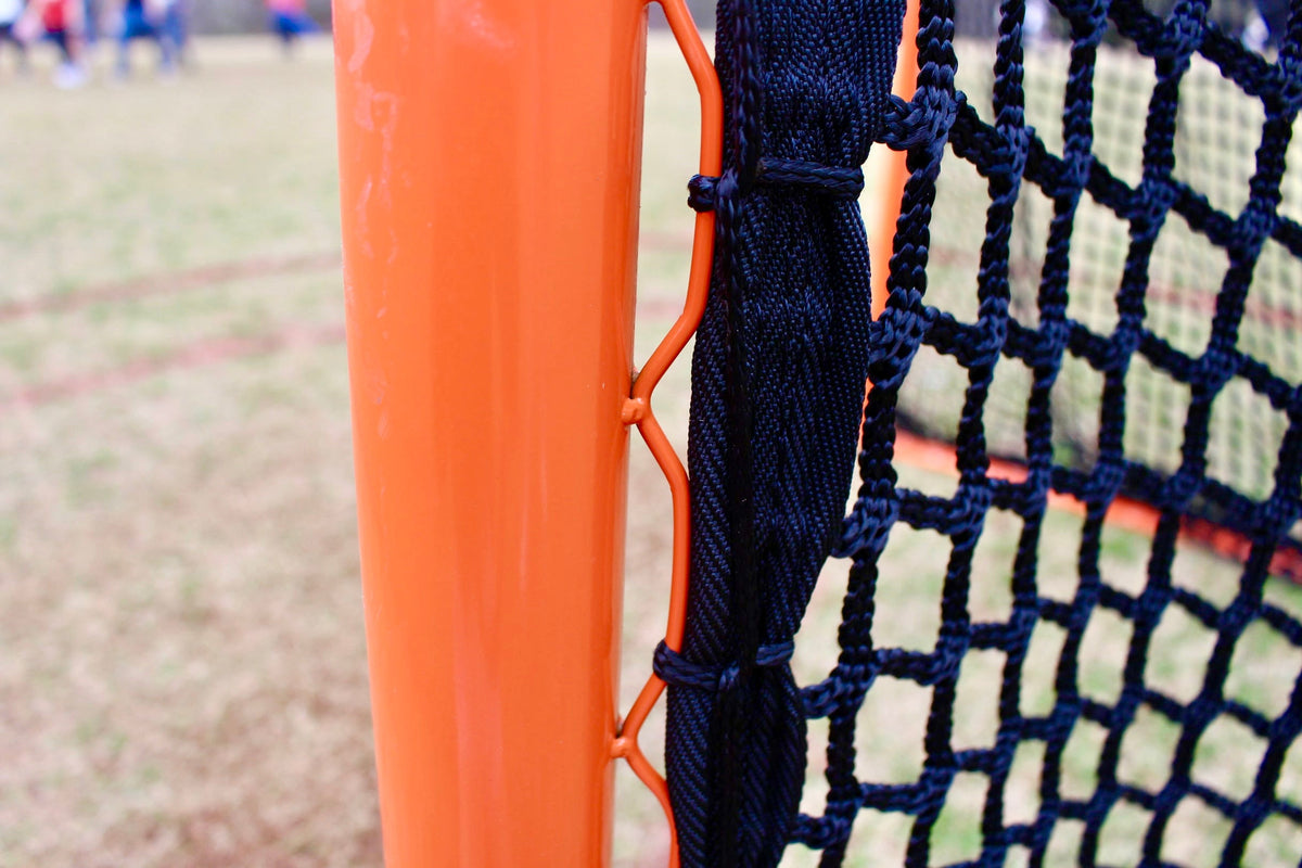 Crankshooter® 6mm College/High School Lacrosse Net, 6'x6'x7', White or Black, Includes 120 ft Lacing Cord & Bungees