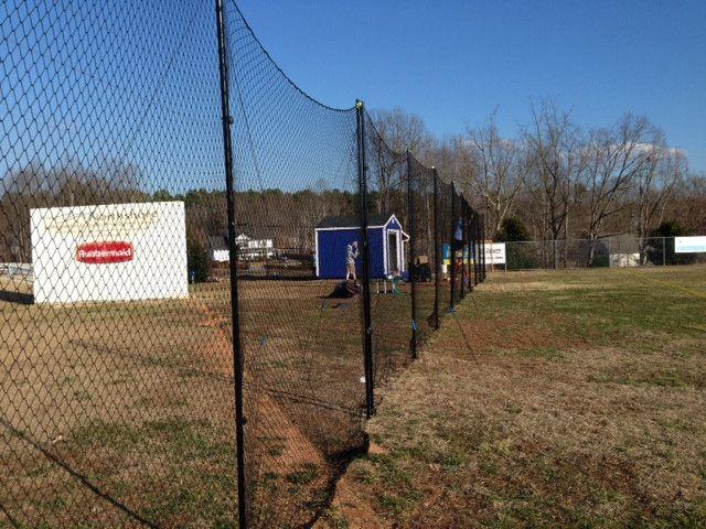 Crankshooter® Stationary Lacrosse Backstop System, 10'x30', with 3mm Net