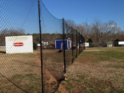Crankshooter® Stationary Lacrosse Backstop System, 10'x30', with 3mm Net