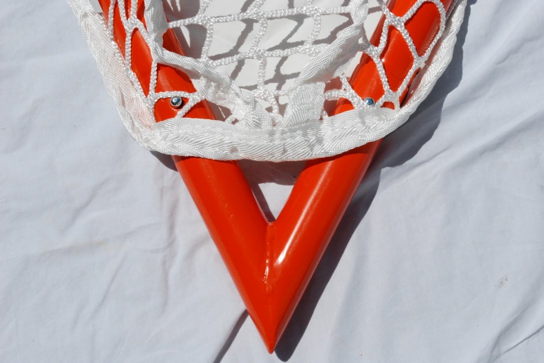 Crankshooter® Tournament Lacrosse Goals, Pair (Qty 2), 6'x6'x7', 35 lbs Each, Includes 5mm White Nets